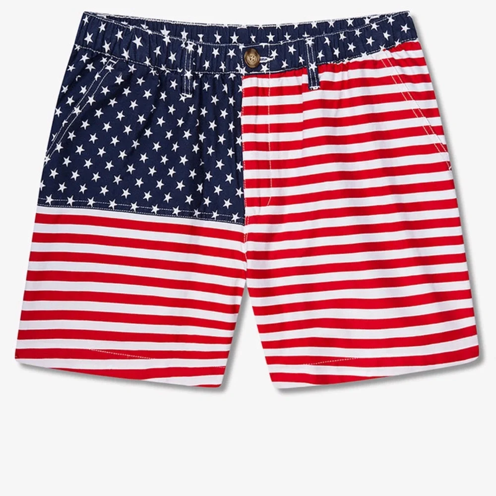 Chubbies USA Originals Stretch Twill Short -‎ NWT
